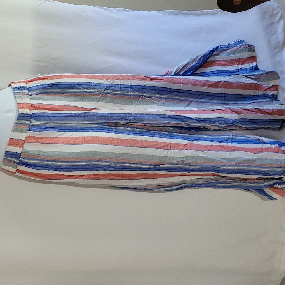 NWT Wide Leg Striped Pant with Open Sides